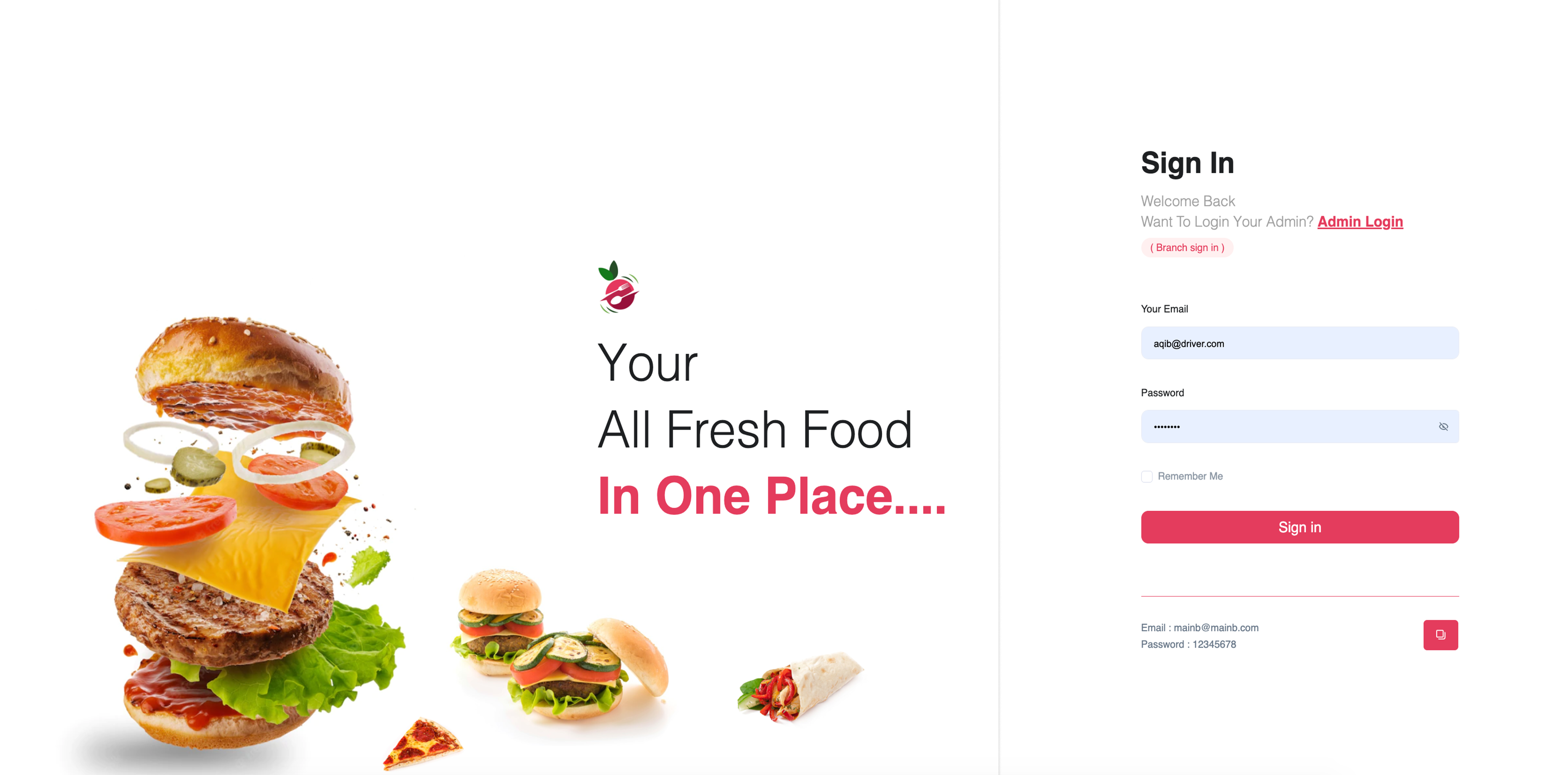 Hungers Branch Management System