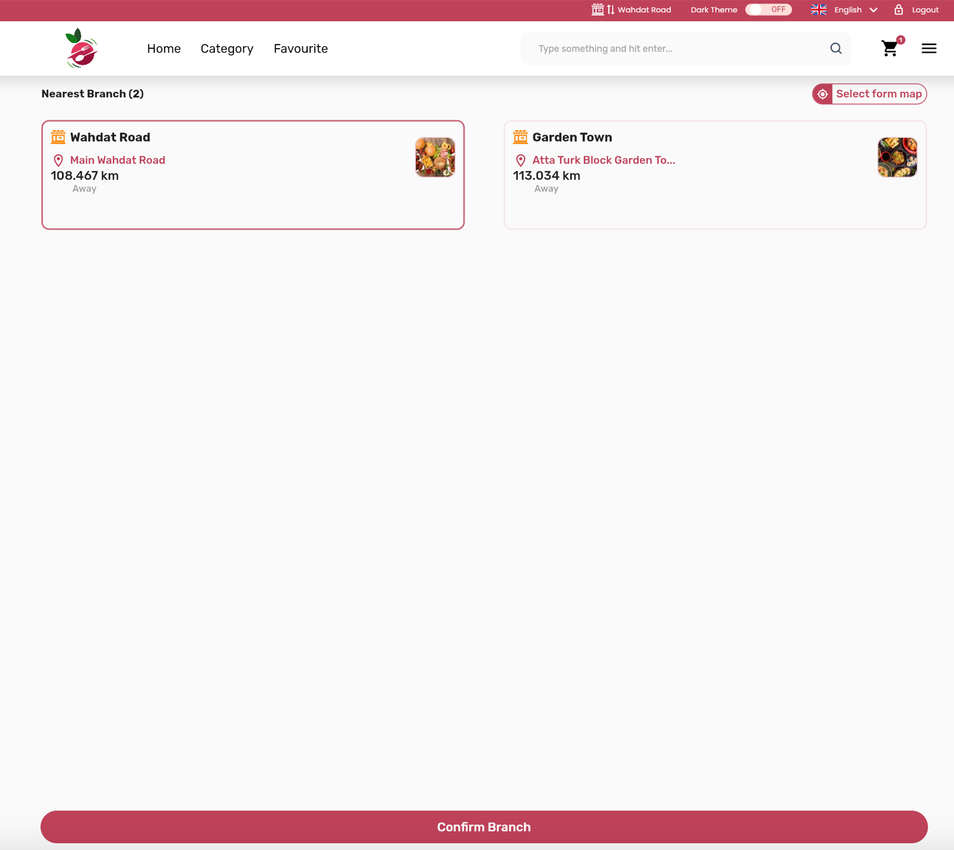 Hungers Restaurant Ordering System
